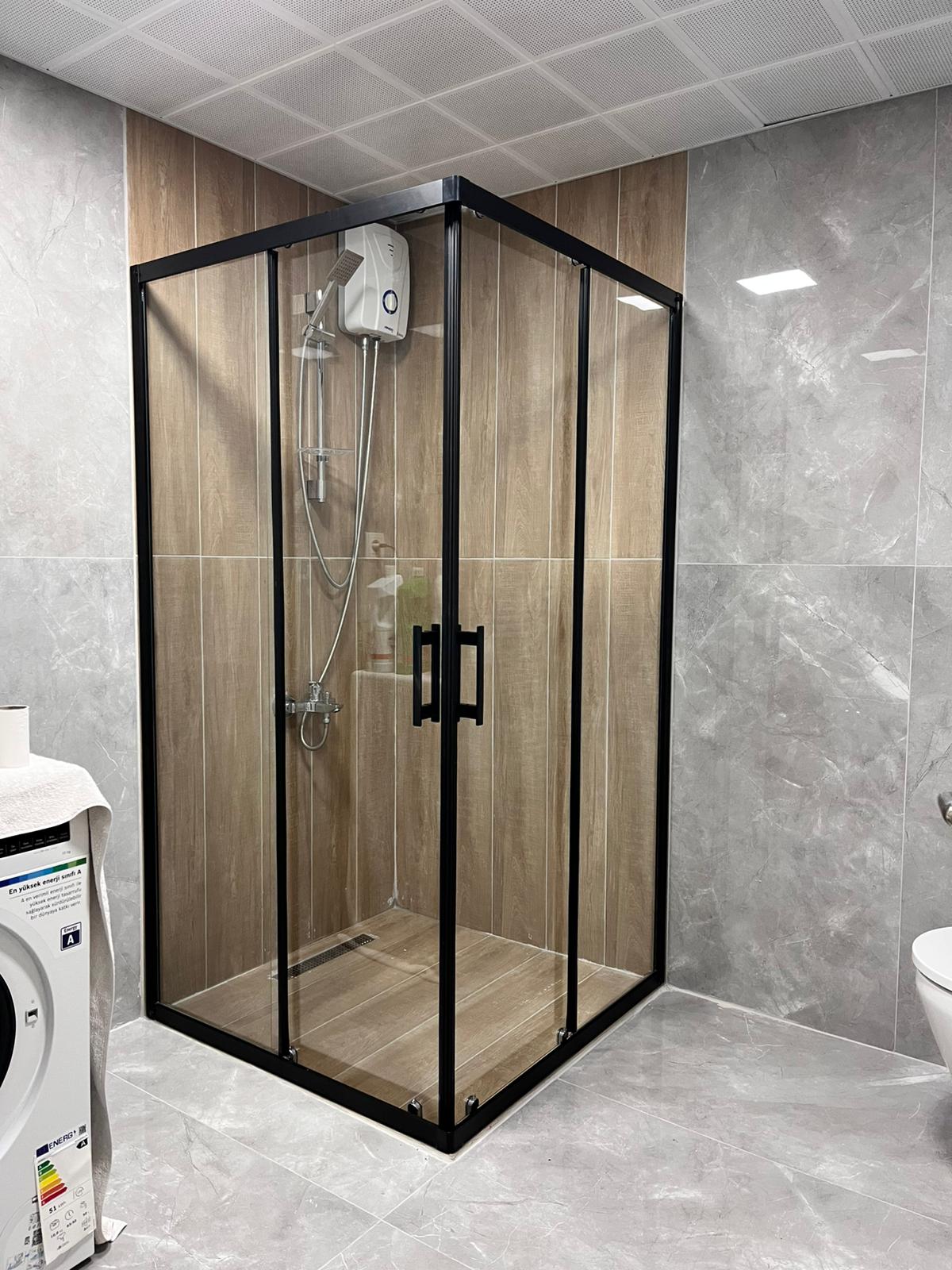 Antalya Premium Desenli Cam Duşakabin Modeli